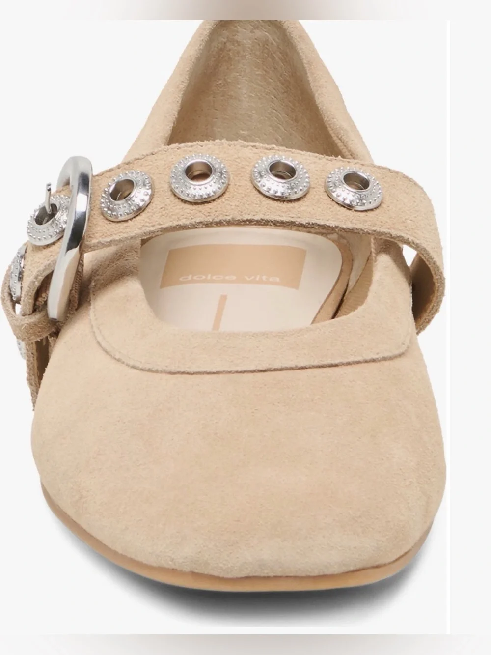 NWT Marten Mary Jane Ballet Flats - Camel Suede by Dolce Vita